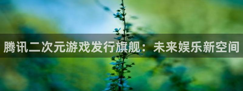 杏耀子股价：腾讯二次元游戏发行旗舰：未来娱乐新空间